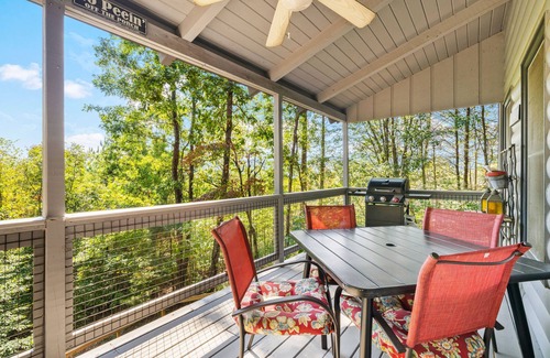 Blairsville Cabina | Cabina para perros con chimenea, parrilla de gas y vistas a la montaña.