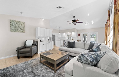 Burnt Store Isles Casa | Dog-Friendly Canal-Front Home with Heated Pool, Dock, Screened Lanai & Free WiFi
