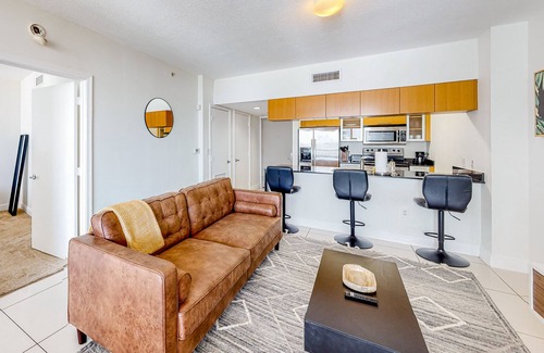 Edgewater Apartamento | Dog-friendly condo with balcony, pool, & partial ocean view - walk to beach