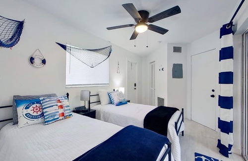 Fort Myers Casa | Dog-friendly home with private pool, dock, fireplace, patio, grill, & canal view