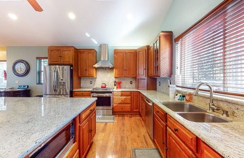 Bijou Park Acres Casa | Dog-friendly home near lake with hot tub, pool table, fireplace, & W/D