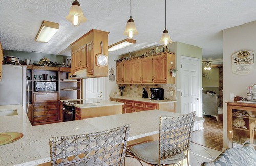 Surfside Beach Casa | Dog-friendly home with private pool, gas grill, 2 firepits, enclosed yard, AC