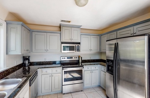Eastpoint Casa | Dog-friendly home with lovely water view, roomy deck, fast WiFi, central AC, W/D
