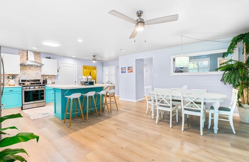 Loma Alta Casa | Dog-friendly home with outdoor oasis, hot tub, AC, & W/D - close to the ocean