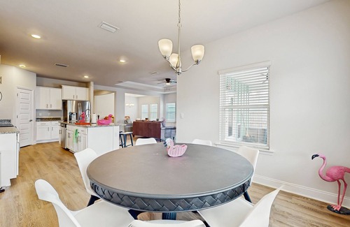Foley Casa | Dog-friendly house with in-ground pool, outdoor patio, and corn hole