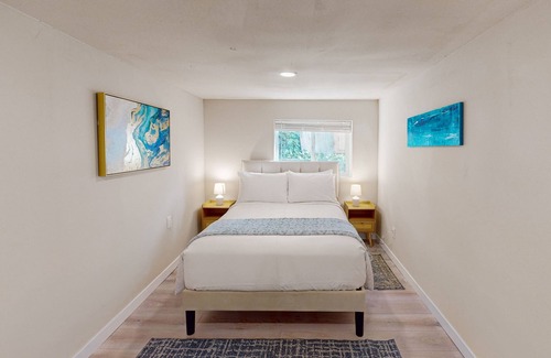 Shoreline Casa | Dog-friendly lake view home with kitchen & kitchenette, patio, sunroom