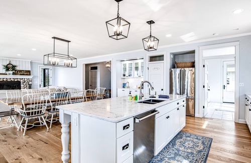 St Germain Casa | Dog-friendly, lakefront house with beach access, dock, AC, W/D, patio, & firepit