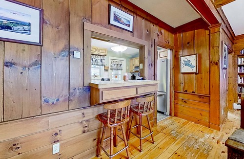 Meredith Cabaña | Dog-friendly lakefront cottage with private dock, air hockey, water access, W/D