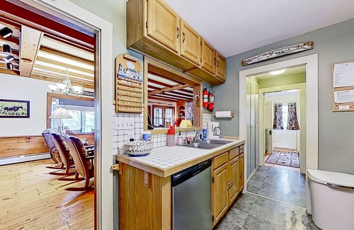 Meredith Cabaña | Dog-friendly lakefront cottage with private dock, air hockey, water access, W/D