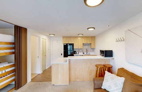 Sandpoint Casa | Dog-friendly mountain condo with fireplace & on-site sauna - walk to ski slopes