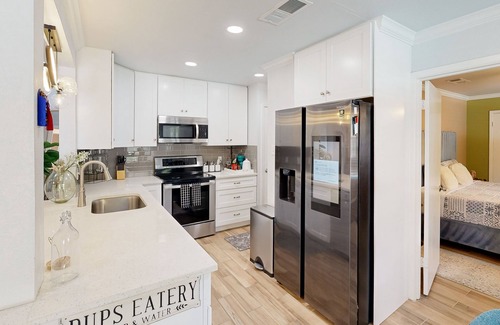 Bedford Casa | Dog-friendly retreat with oasis yard, amazing pool, tropical bar, & firepit