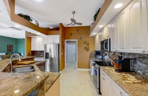 Matlacha Isles Casa | Dog-friendly waterfront home with heated pool, lanai, central AC, & W/D