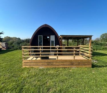 Rhyl Otro | Dolafon luxury glamping pod 1 with hot tub