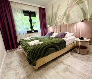 Szklarska Poreba Apartamento | Dolina Wikingów-apartament typu Suite Deluxe z 16 m tarasem w ogrodzie, miejscem w garażu i dostępem do strefy Wellness