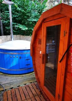 Rakow Apartamento | Dom całoroczny Leśny Czar balia, sauna na 12 osób