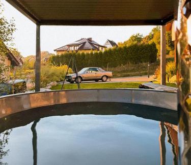Ladek-Zdroj Casa | Dom z Widokiem na Góry i Jacuzzi - "Domki na Słonecznym Wzgórzu"