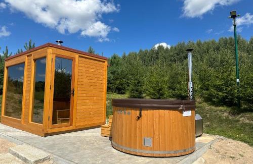 gmina Budry Casa | Domek 6 osobowy plus sauna i jacuzzi
