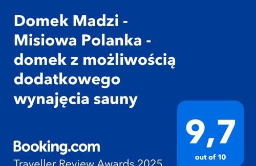 Marciszow Chalet De Esquí | Domek Madzi - Misiowa Polanka - domek z możliwością dodatkowego wynajęcia sauny