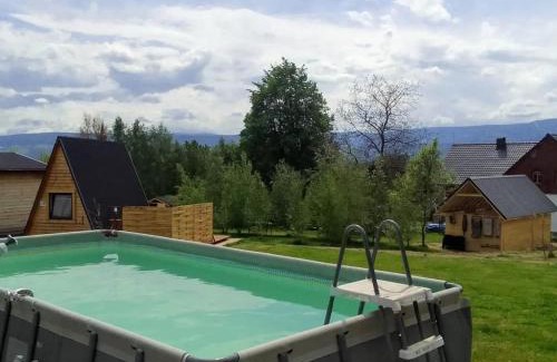 Mirsk Otro | Domek SZAŁAS z jacuzzi, blisko Świeradów zdrój i zamek Czocha