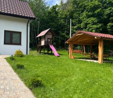 Grybow Chalet De Esquí | Domek w lesie Sauna i Gorąca balia Wellness&Spa