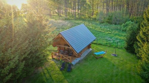 Szczytno Apartamento | Domek z bala MAZURY, bezpośredni dostęp do jeziora, plaża, pomost