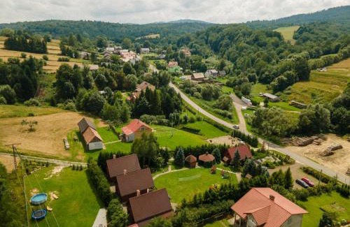 Ustrzyki Dolne Casa | Domek z kominkiem i jacuzzi