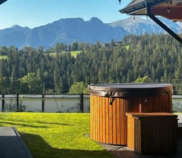 Nowe Bystre Chalet De Esquí | Domki Tatrzańska Panorama z jacuzzi
