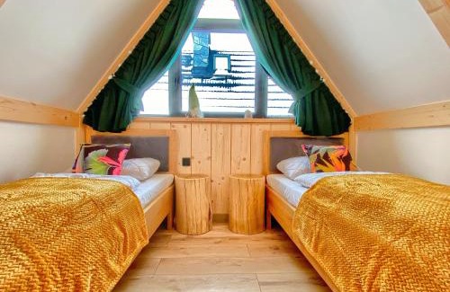 Nowe Bystre Chalet De Esquí | Domki Tatrzańska Panorama z jacuzzi