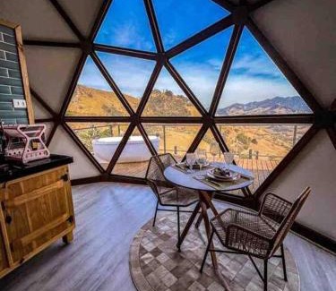 Sao Bento do Sapucai Chalet De Esquí | Domo Geodésico - Entre Chalés - Pet Friendly