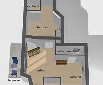 Beaucaire Apartamento | * * * Donjon du Bijoutier * * * Wifi+Clim+Terrasse