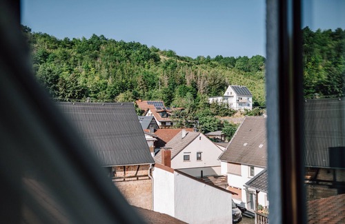 Weiler bei Monzingen Apartamento | Doppelzimmer mit Badewanne - Schmidtburger HOF - Wein / Restaurant / Pension
