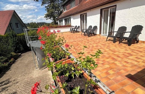 Donaueschingen Apartamento | Doppelzimmer Kompakt, Modern mit Balkon/terrasse, 1 Doppelbett Oder 2 Einzelbette