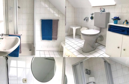 Moelln Apartamento | Doppelzimmer mit Dusche, WC 1 - Haus Hortensie