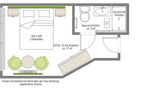 Neuensien Apartamento | Doppelzimmer mit Seeblick II - Ferienzimmer und -wohnungen mit Seeblick