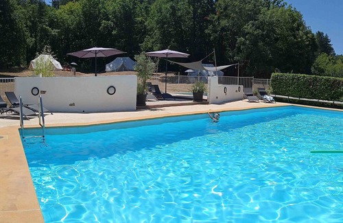 Bouzic Alquiler De RV | Dordogne Glamping - Bell Tent VV5