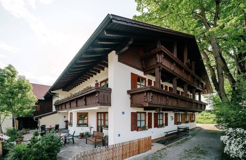 Seeg Apartamento | Double room Schlicke with shower, WC - Linde, country house