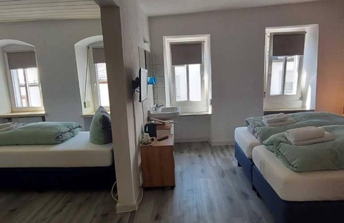 Manderscheid Cabaña | Habitación doble con ducha / WC (2 personas) - Pension am Lieserpfad