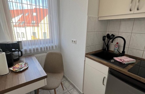 Lubben Cabaña | Double room street side, WC/shower - Pension am Markt