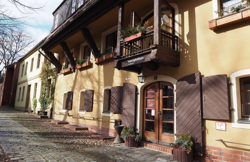 Cottbus Cabaña | Double room with shared bathroom 2 - Jugendgästehaus