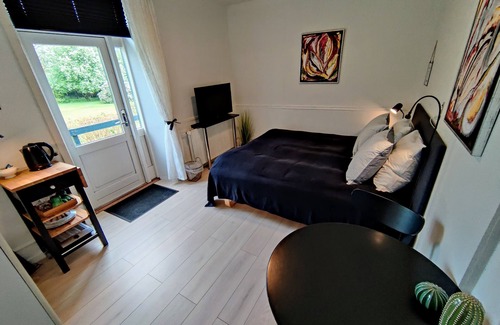 Hovedgard Cama Y Desayuno | Provstegården Cama y desayuno - Habitación doble w / terraza - Parque Privado - Relajante