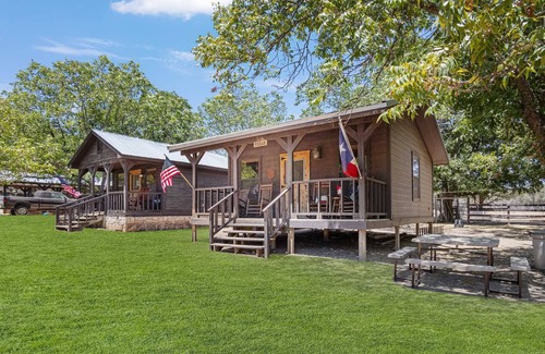 Bandera Cabina | Habitación Doble U Barr Ranch Texan Cabin