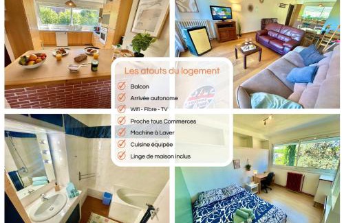 Ramonville-Saint-Agne Apartamento | " Douceur Jasmin " Balcon - 7 pers - Wifi - TV
