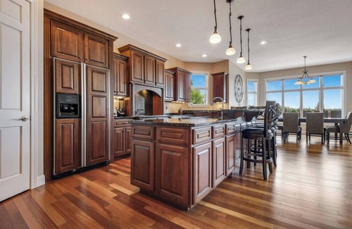 Chetek Casa | Downtown Lakefront Home on Lake Chetek w/hot tub & pontoon & jet ski rental