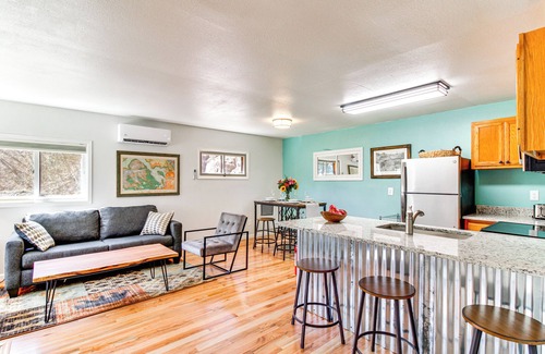 Ouray Apartamento | Downtown Ouray Apt w/ River & Mountain Views!