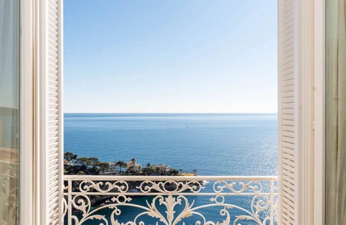 Cap d'Ail Condominio | Dreaming 2-beds Apartment With Panoramic Sea View