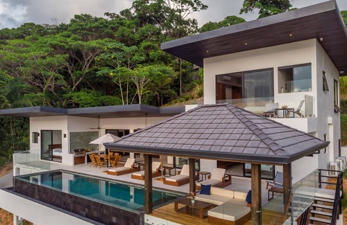 Dominicalito Villa | Villa de lujo con vistas a la selva y al océano, con piscina
