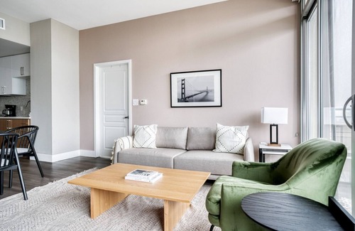 Mountain View Apartamento | Dreamy Mountain View 2BR w/ W/D, Gym & Lounge, nr highways, by Blueground