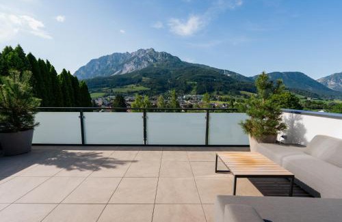 Groebming Apartamento | Drei Berge Blick - Moderne Ferienwohnung mit Panorama-Terrasse in Gröbming