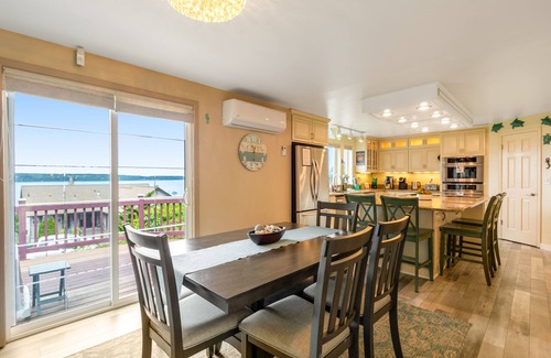 Camano Island Casa | Driftwood Hideaway | Gourmet Kitchen, Large Deck with Sound Views, EV Charger