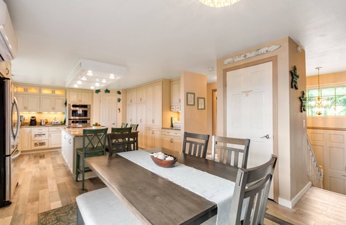 Camano Island Casa | Driftwood Hideaway | Gourmet Kitchen, Large Deck with Sound Views, EV Charger